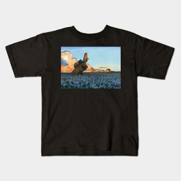 Moebius - Jean Giraud Kids T-Shirt by QualityArtFirst